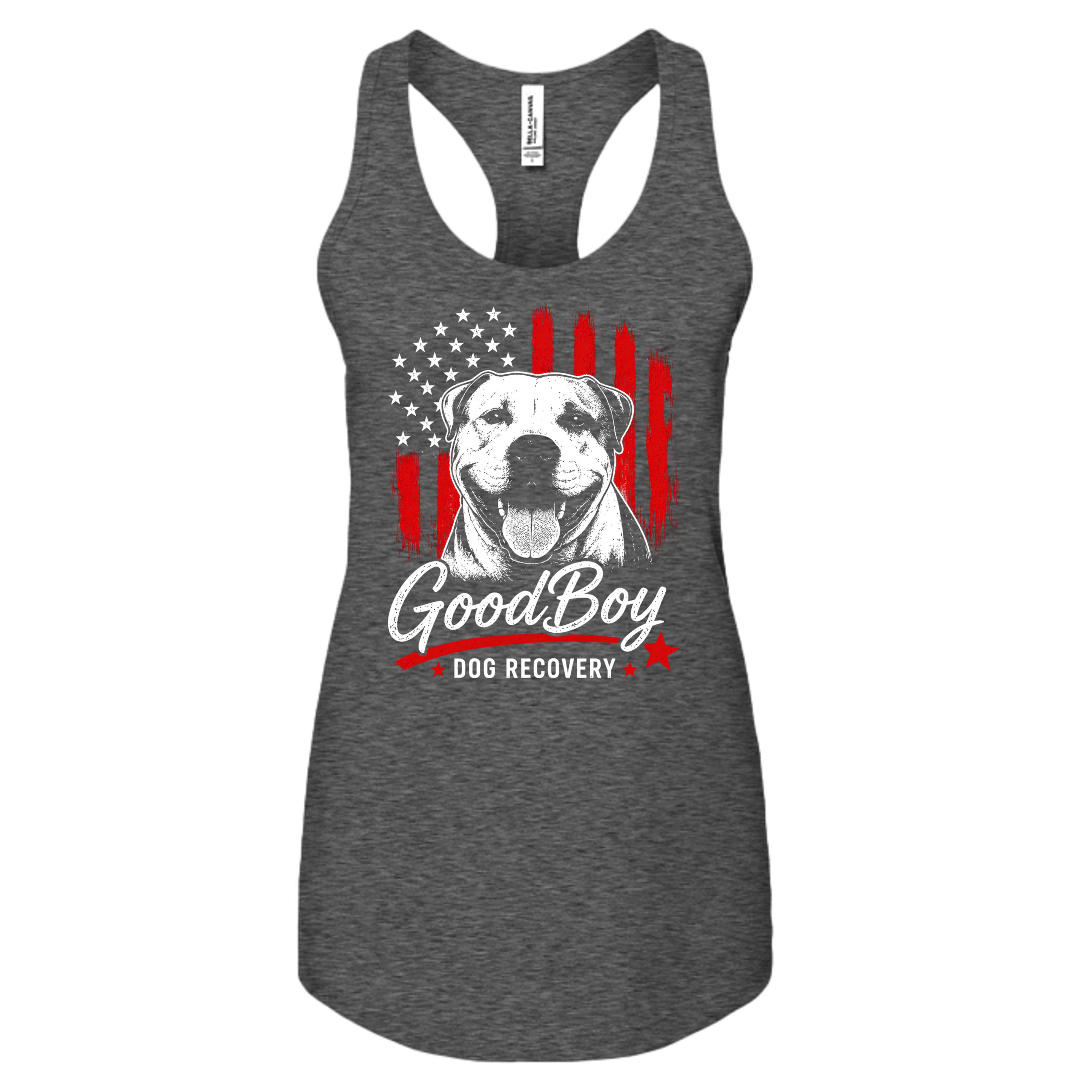 DARK GRY HEATHER - B6008 - FRONT