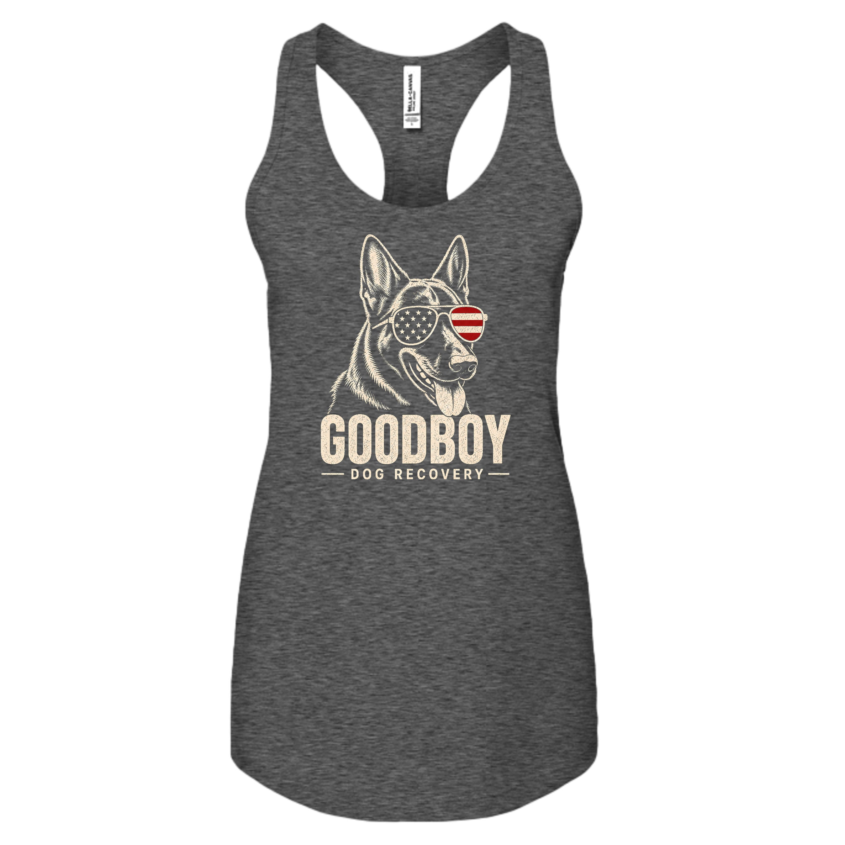 DARK GRY HEATHER - B6008 - FRONT