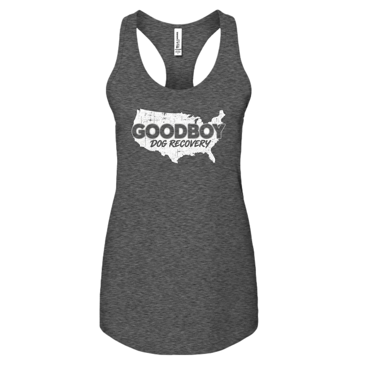 Dark Grey Heather - B6008 - FRONT