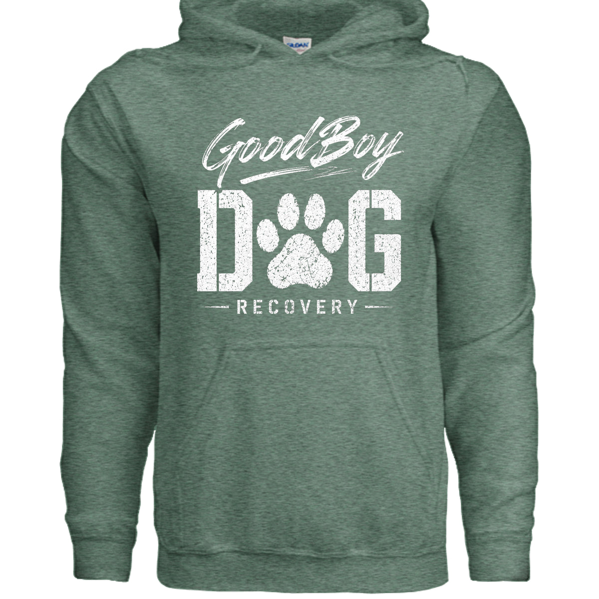 Heather Sport Dark Green - G185 - FRONT