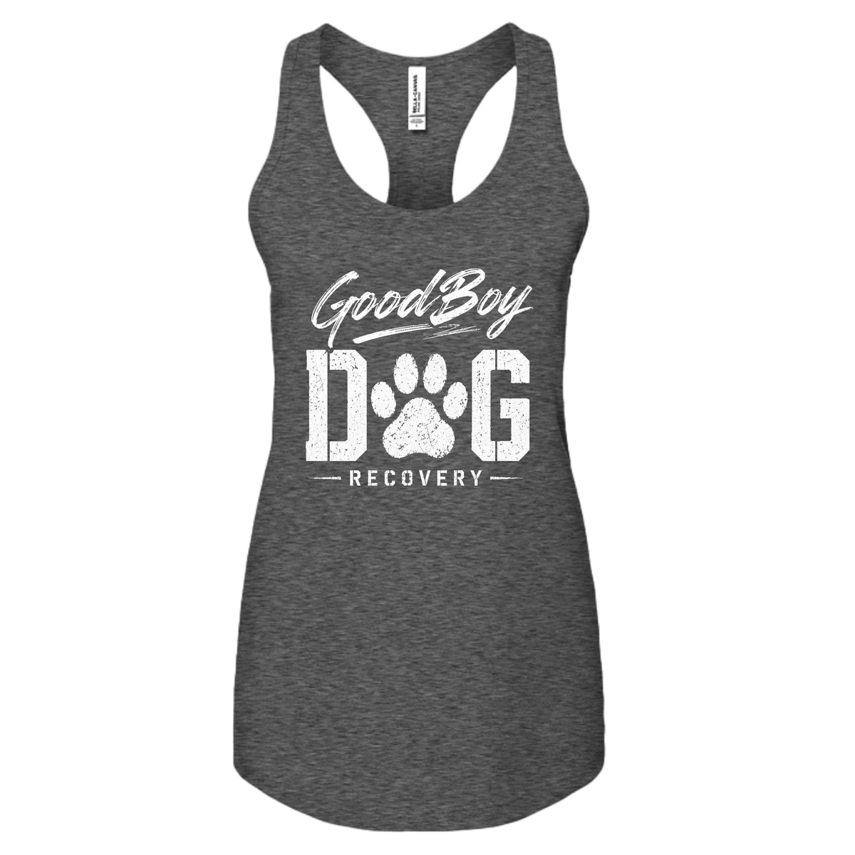 Dark Grey Heather - B6008 - FRONT