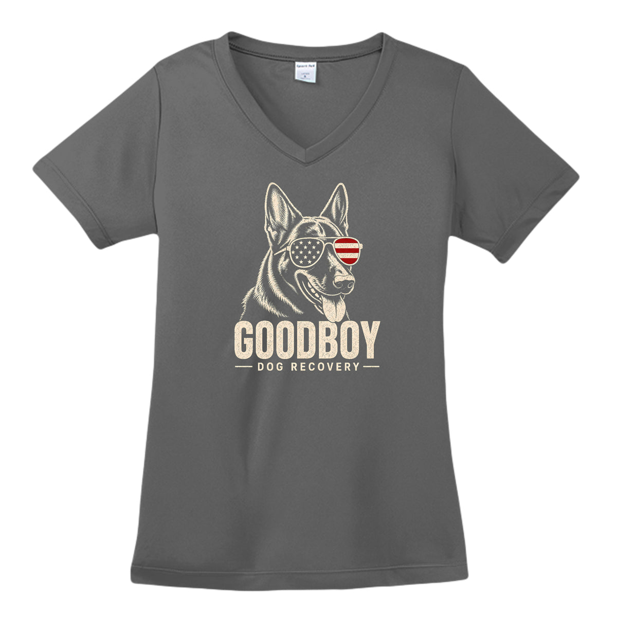 Dark Heather Grey - LPC54V - FRONT