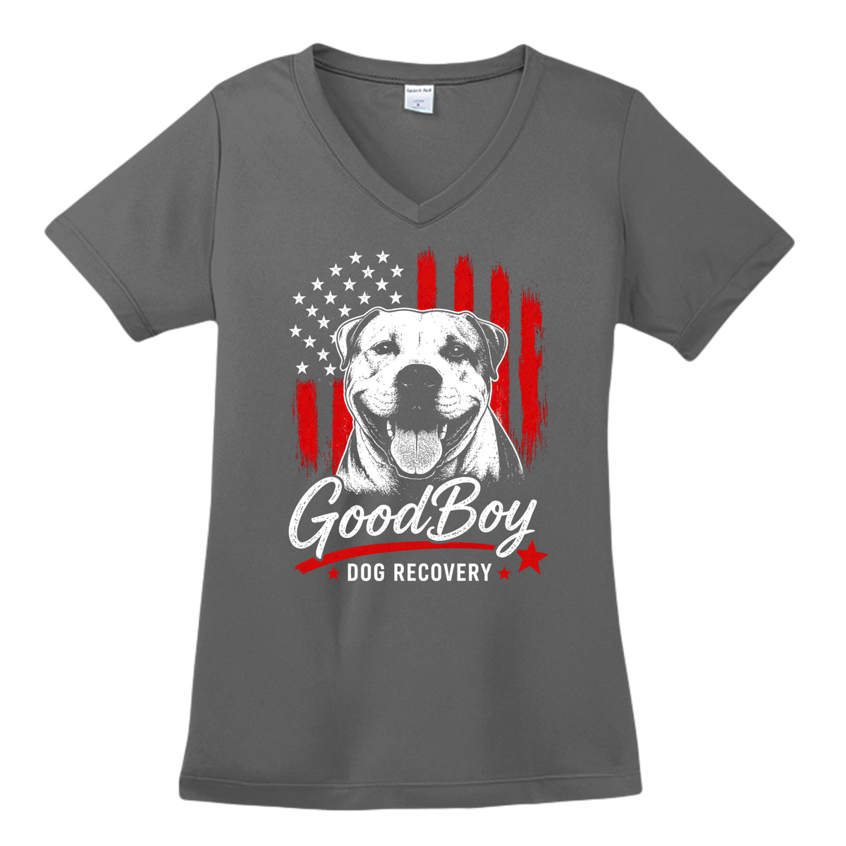 Dark Heather Grey - LPC54V - FRONT