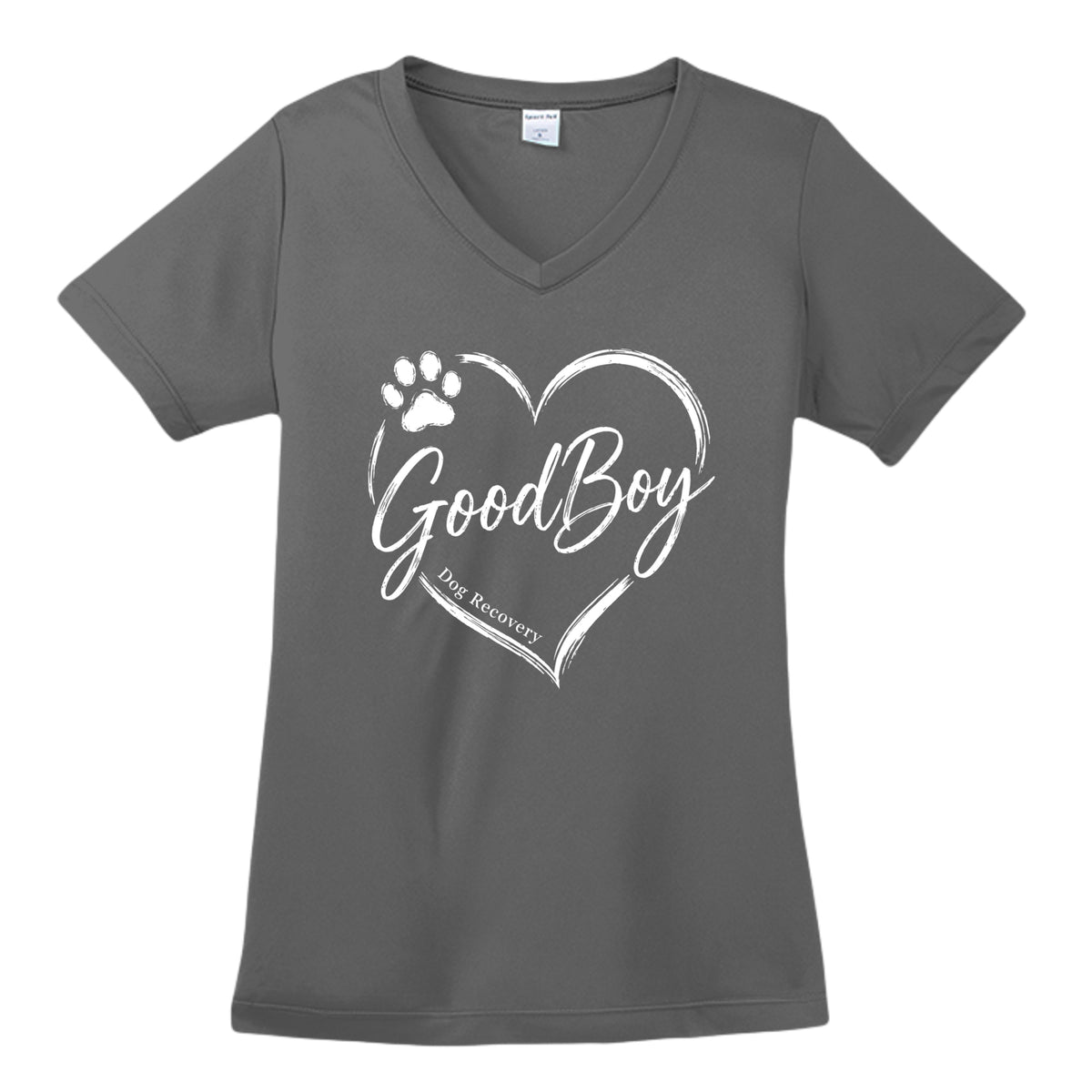 Dark Heather Grey - LPC54V - FRONT